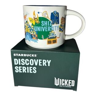 2024 Universal Studios Starbucks Discovery Series Wicked Shiz University Mug